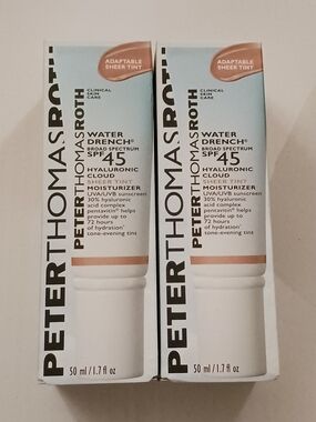 Peter Thomas Roth Water Drench SPF 45 Hyaluronic Cloud Sheer Tint Moisturizer